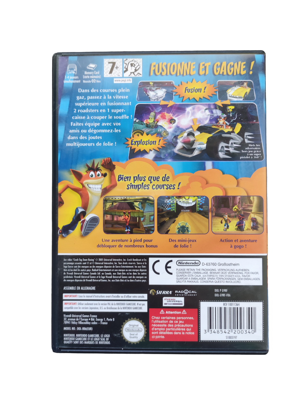 Crash Tag Team Racing - Nintendo Gamecube