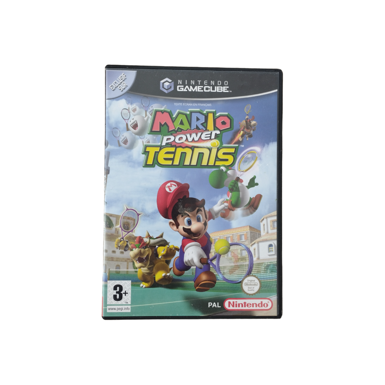 Jeu Mario Power Tennis complet Nintendo GameCube avec boîte et notice