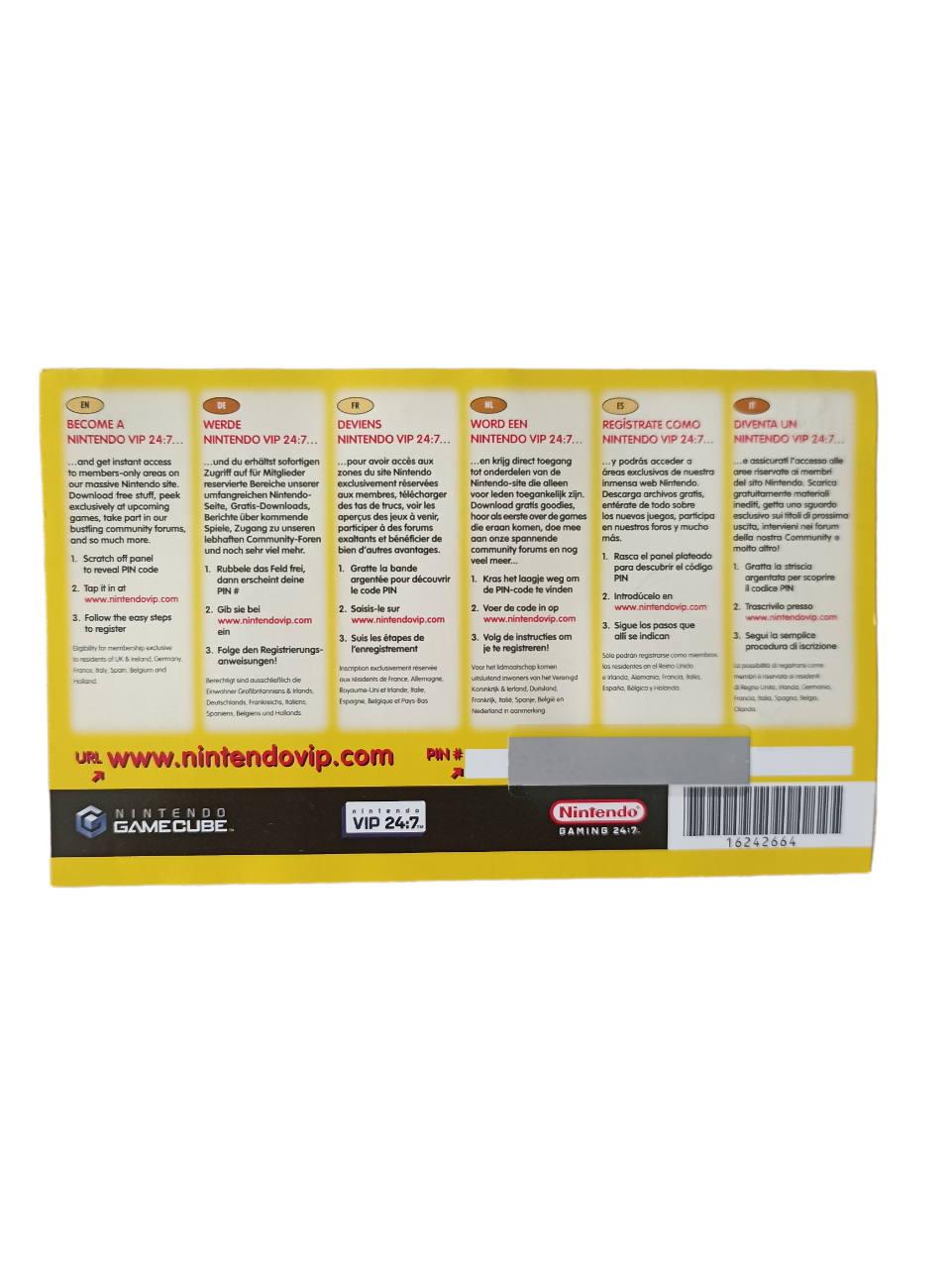 Carte VIP Wario Ware